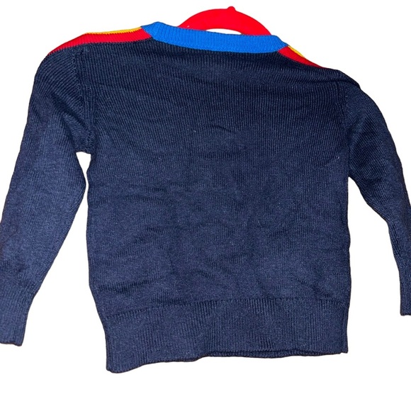 New baby gap navy knit signature crew neck sweater size 2T toddler kids - Picture 2 of 3